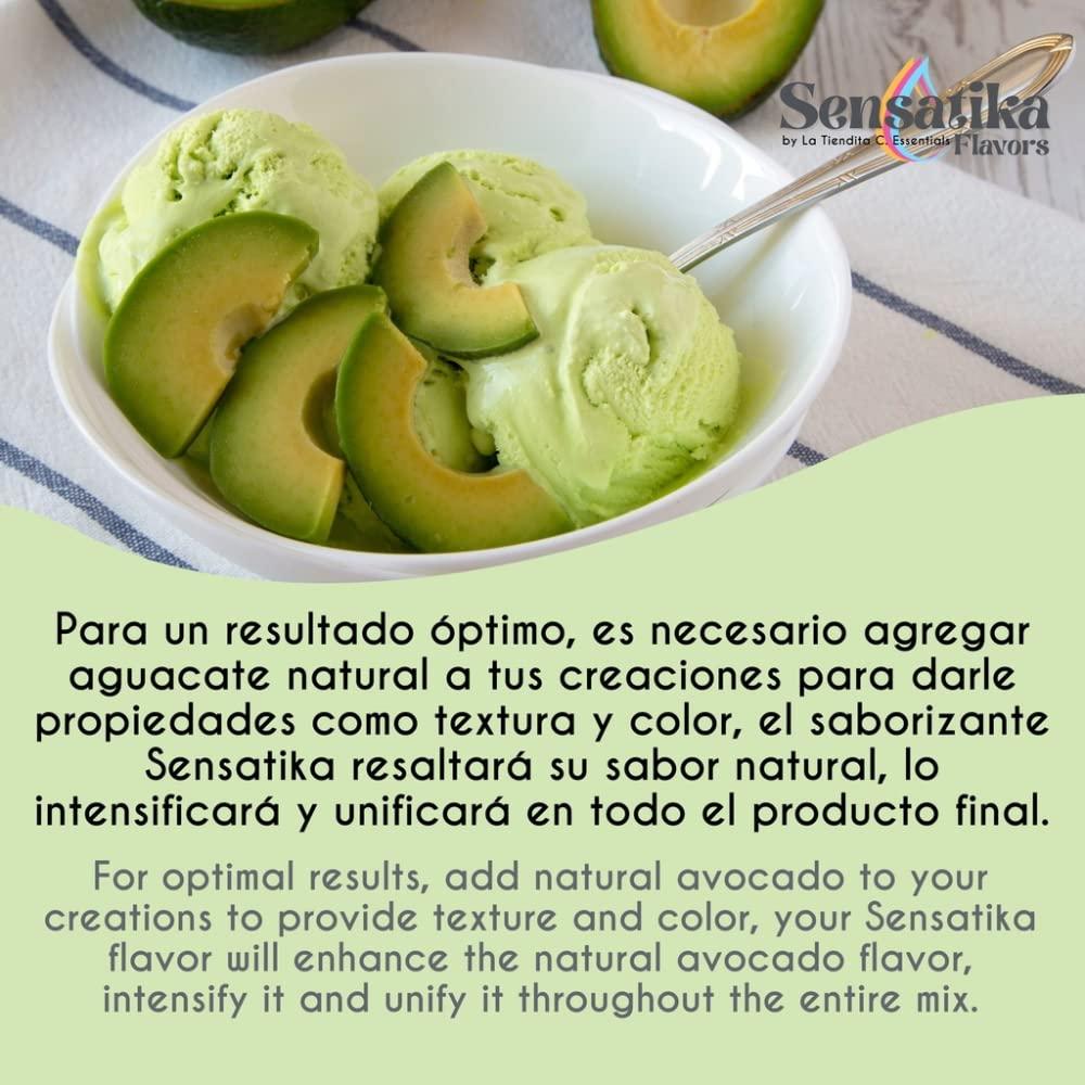 LA TIENDITA CONFECTIONERY -ESSENTIALS- Sensatika Artificial Food Flavoring Avocado Flavor (33.8 fl oz)