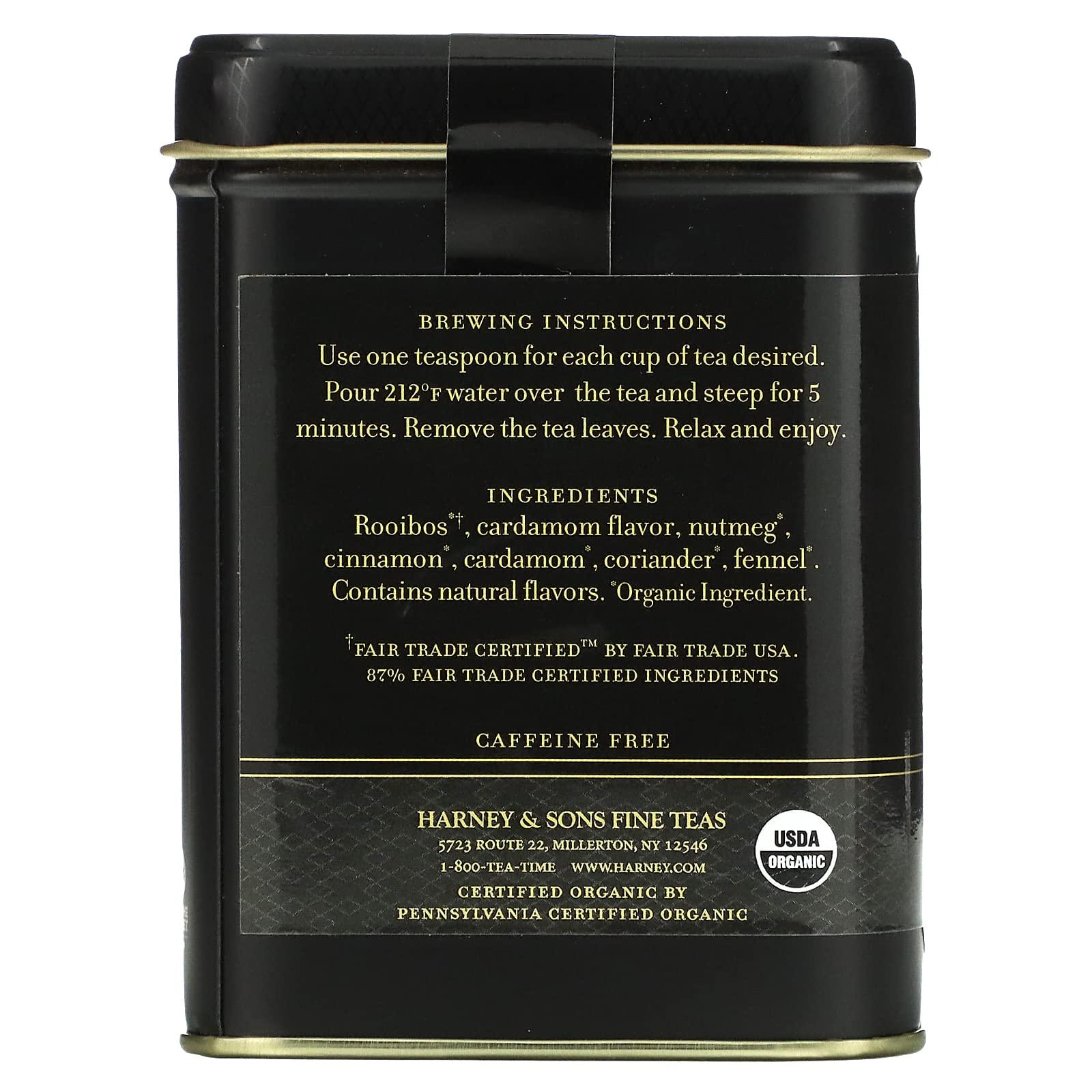 Harney & Sons Harney & Sons Organic Rooibos Chai, Herbal Tea, Caffeine Free , 4 oz (112 g)