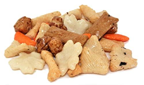 It's Delish Party Rice Crackers Mix Bulk by Its Delish, 2 lbs Bulk | Oriental Party Mix Crunchy Savory Snack
