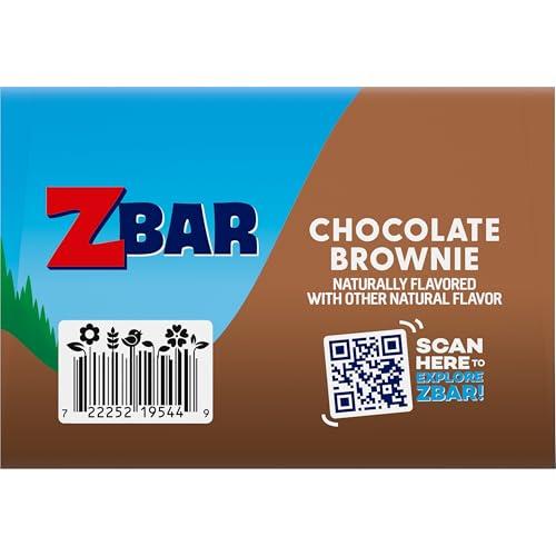 Clif Kid Zbar Zbar - Chocolate Brownie - Soft Baked Snack Bars - Non-GMO - 10g Whole Grains - USDA Organic Granola Bars (24 Pack)