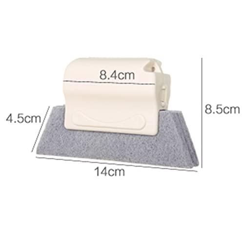 FuXinWorld 3PCS Magic Hand-held Window Cleaning Brush Creative Door Window Groove Cleaning Brushes Kitchen Decontamination Brush Fixed Slide Brush Head,Household Cleaning Tools for All Corners and Gaps