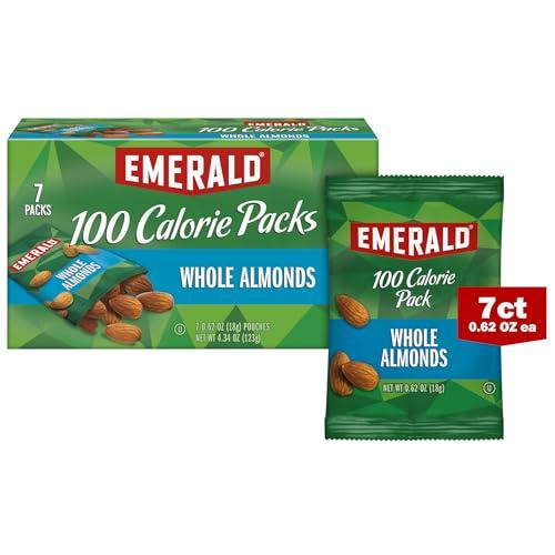 Emerald Emerald 34325 100 Calorie Pack All Natural Almonds, 0.63Oz Packs, 7/Box