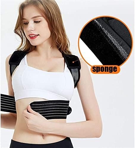 SJHY Posture Corrector Back Brace Straightener for Women Men Teens Adjustable Kyphosis Clavicle Brace Correct Shoulder Posture Support Strap Back Posture (Size : Small)