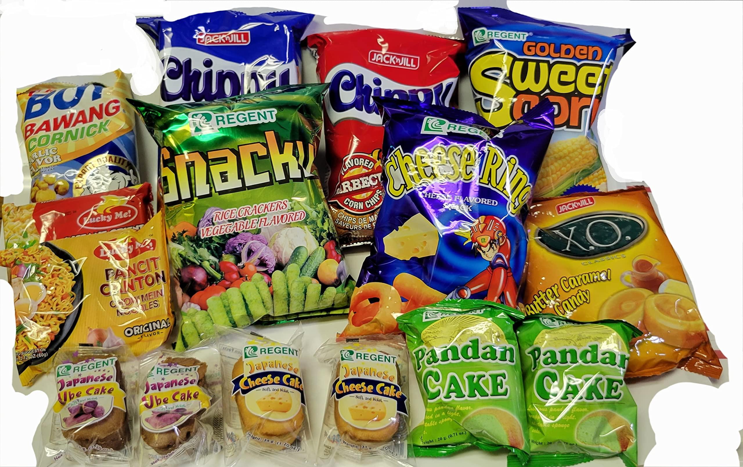 Generic BALIKBAYAN SNACKS BOX- VARIETY ASSORTMENT OF CLASSIC FILIPINO SNACKS (9 COUNTS TOTAL)