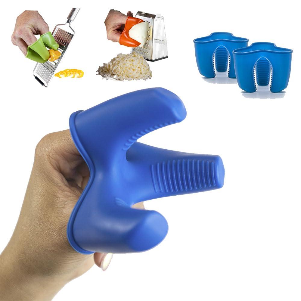 Ready Grips Ready Grips Silicone Finger Guard Protector for Grating Cheese & Vegetables with Mandolin Slicer, Kitchen Accessories, 2 Pack