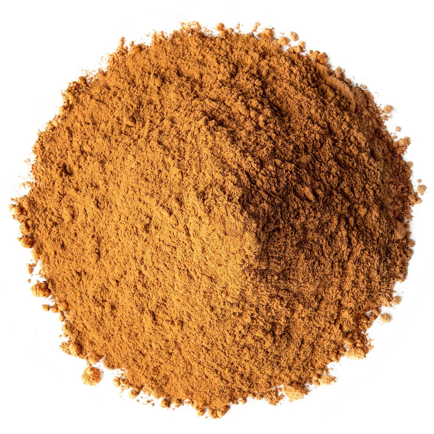 Food to Live Food to Live Organic Cinnamon Powder, 8 Ounces - Cassia Variety, Non-GMO, Ground Raw Spice, Kosher, Vegan Superfood, Bulk, Keto Friendly, Great for Cooking, Baking and Smoothies, Sirtfood