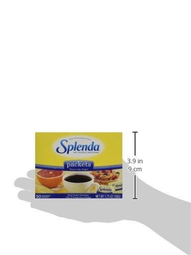 SPLENDA Splenda No Calorie Sweetener, 50 Count Packets (Pack of 6)