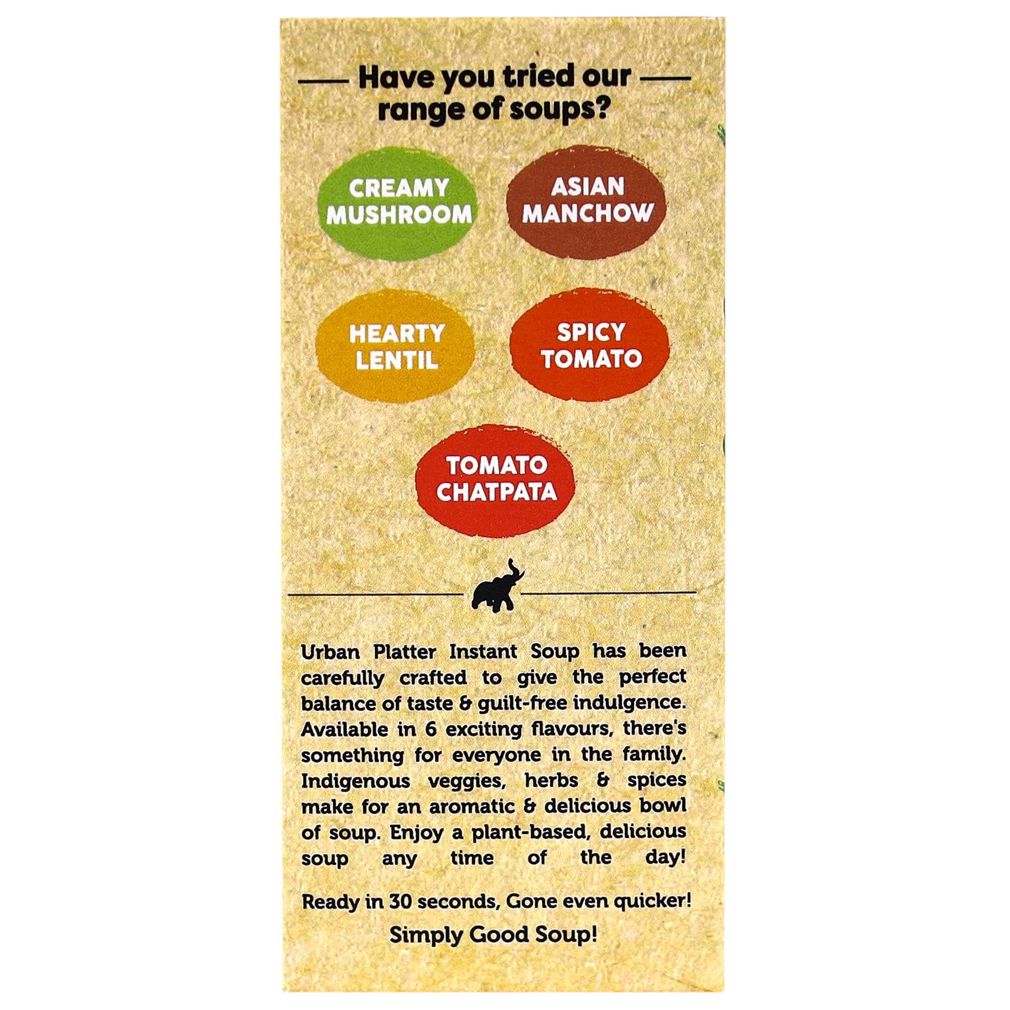 Urban Platter Urban Platter Vegan Instant Golden Vegetable Cup Soup 112g (7 Sachets)