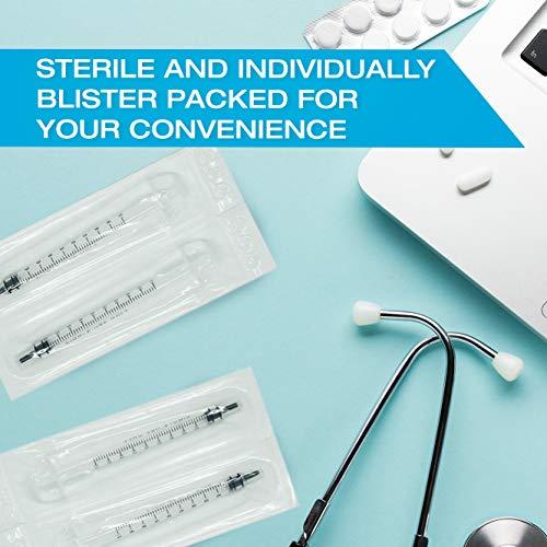 Tilcare 60ml Catheter Tip Syringe with Covers 50 Pack by Tilcare - Sterile Plastic Medicine Food Droppers for Children, Pets or Adults – Latex-Free Oral Medication Dispenser - Large Feeding Tube Syringes