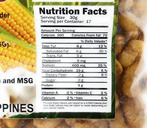 Lucia Lucia Cornic Fried Corn Barbecue Flavored, Net Wt 17.66oz (500g)
