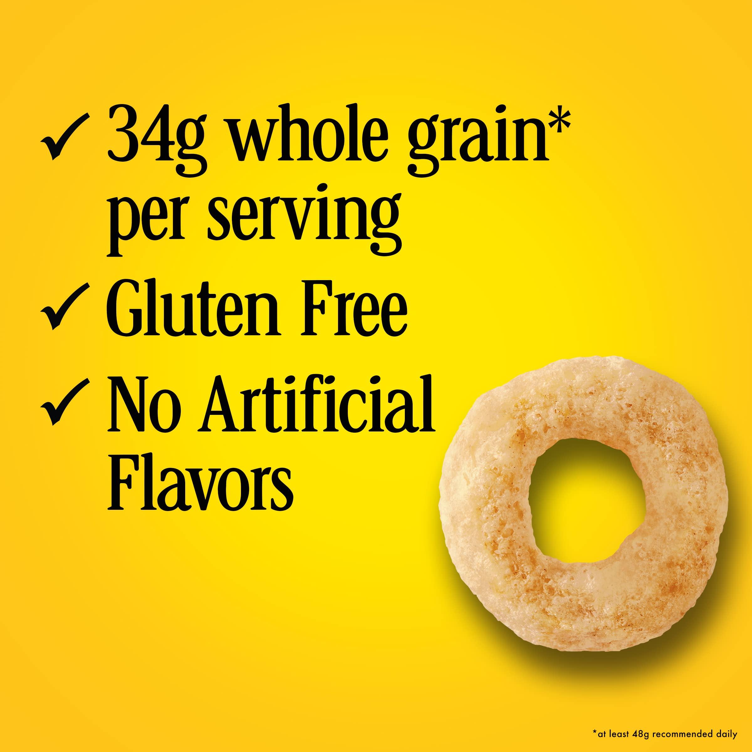 Cheerios Cheerios Whole Grain Oats Cereal Gluten Free, 18 Oz (Pack Of 10)