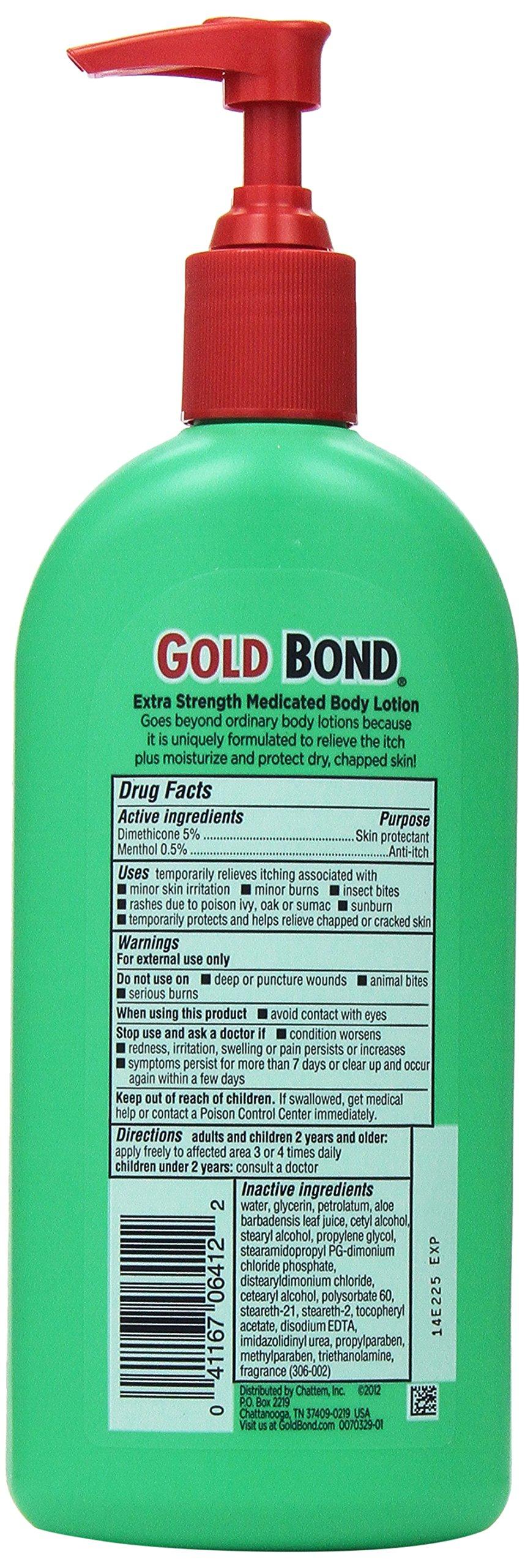 Gold Bond Gold Bond Medicated Extra Strength Body Lotion, 14-Ounce Bottles (Pack of 3)