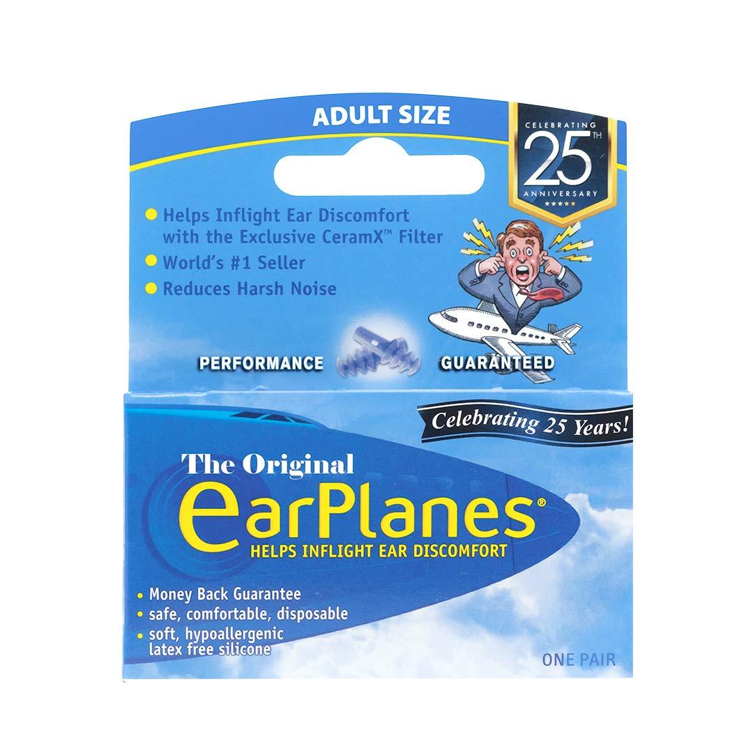 Earplanes EarPlanes Ear Plugs 1 Pair (Pack of 4)