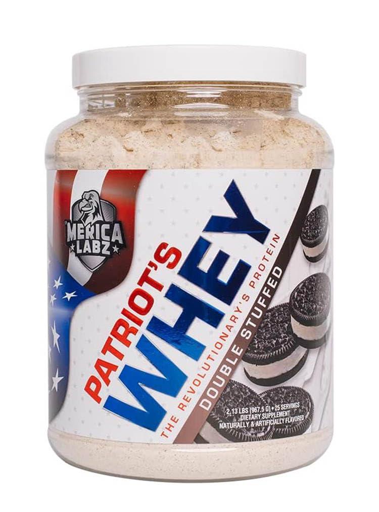 'Merica Labz \'Merica Labz Patriot\'s Whey, The Revolutionary\'s Protein, 25G Protein, 25 Servings (Double Stuffed)