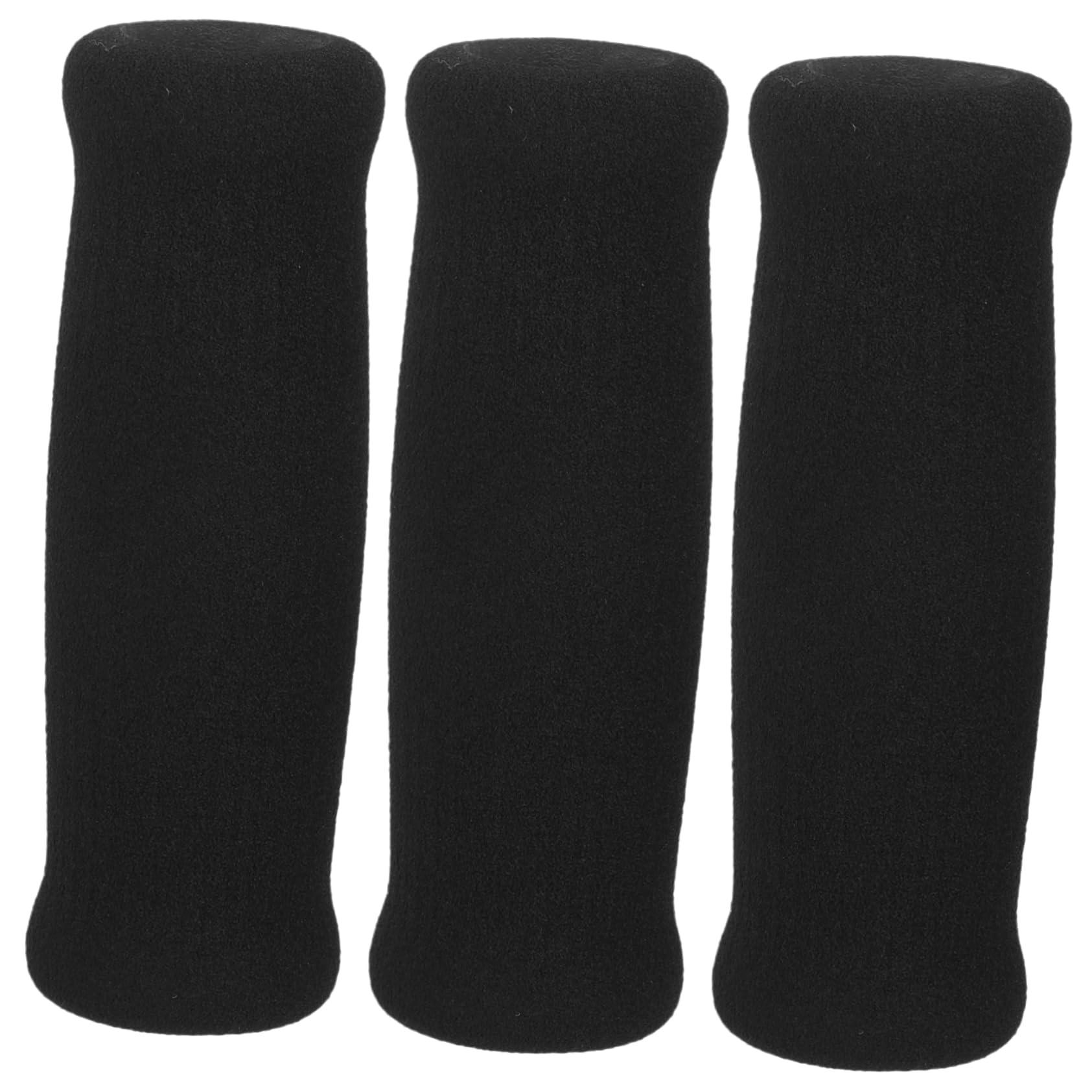 BESPORTBLE BESPORTBLE Crutches with Handles 6 Pcs Hiking Pole Handle Walker Foam Sponge Hand Grip Walking Stick Handle Cover 4pcs (Black) Padded Handle Walking Stick Accessories Spikes Crutch Handle Covers