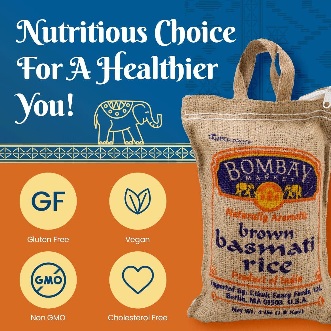 Pride Of India Pride Of India - Extra Long Indian Golden Basmati Rice - Healthy Parboiled Sella Grain, 1.5 Pound Jar