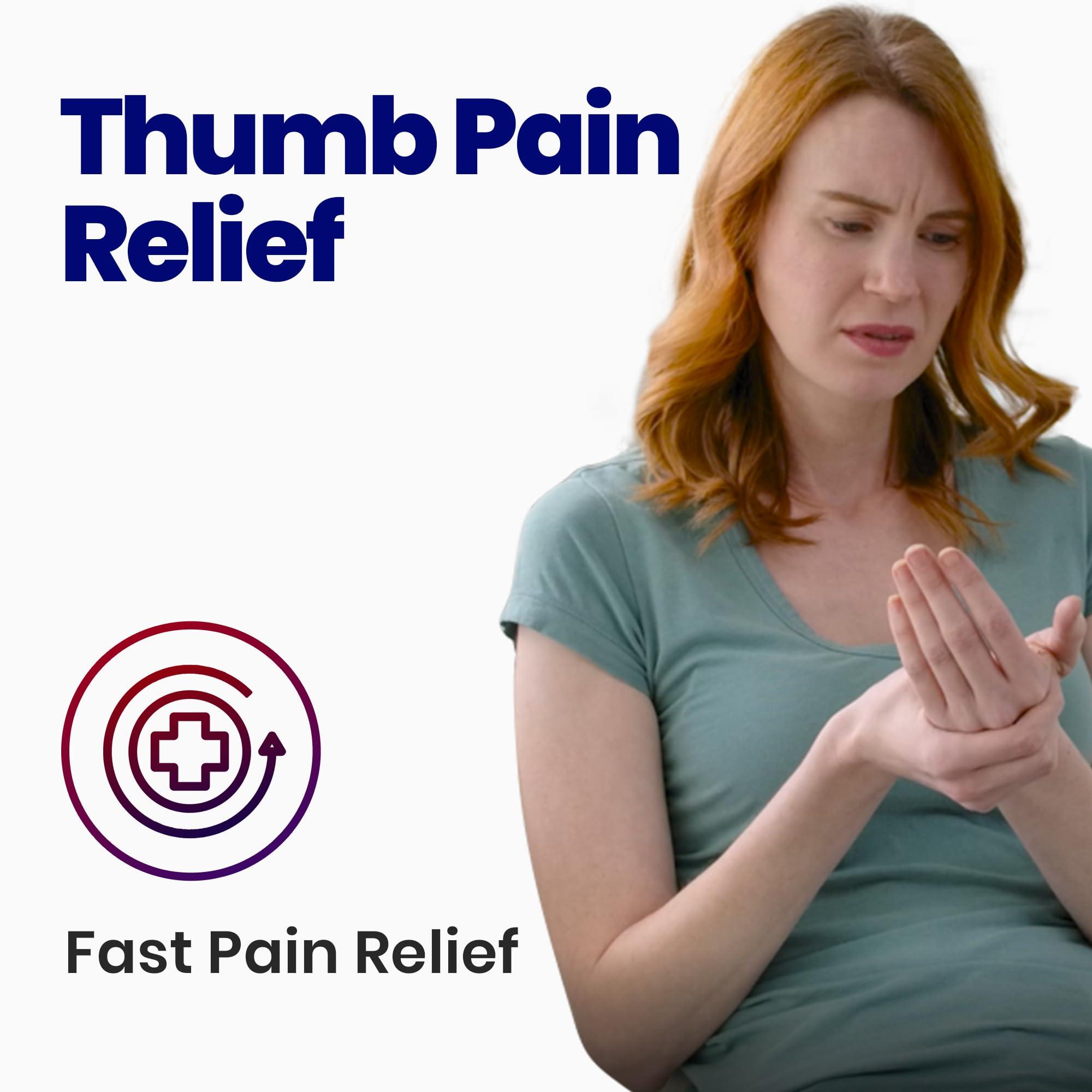 ARMSTRONG AMERIKA Thumb Splint & Wrist Brace | Carpal Tunnel Wrist Splint with Thumb Spica Splint | Thumb Stabilizer & Wrist Support For Tendonitis Pain, Arthritis, CMC Trigger Thumb (SM/MED, LEFT HAND)