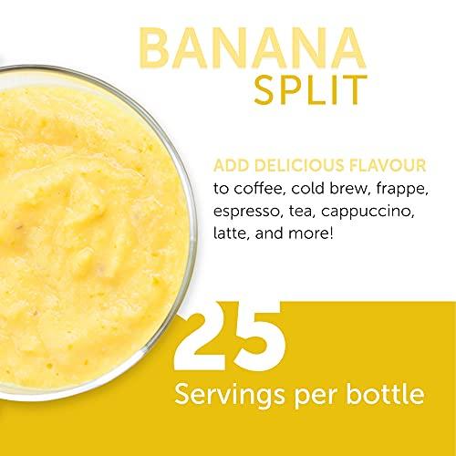 Jordan's Skinny Mixes Jordan's Skinny Syrups Sugar Free Banana Split Syrup | Gluten Free | Keto | Kosher | Made in the USA