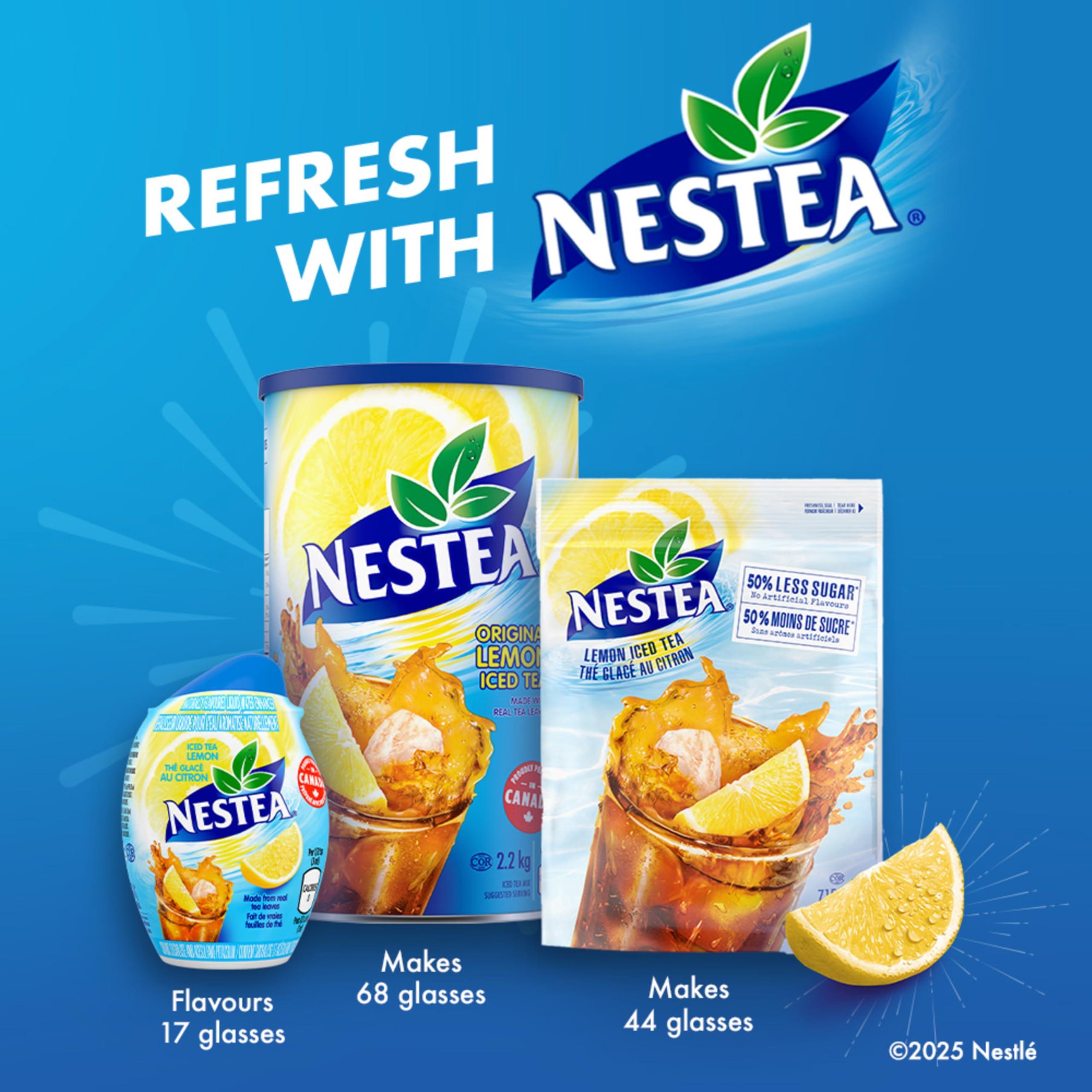Nestea Nestea Original Canadian Lemon Iced Tea Mix Jumbo Can 2.2 Kilogram 122 Servings Imported from Canada