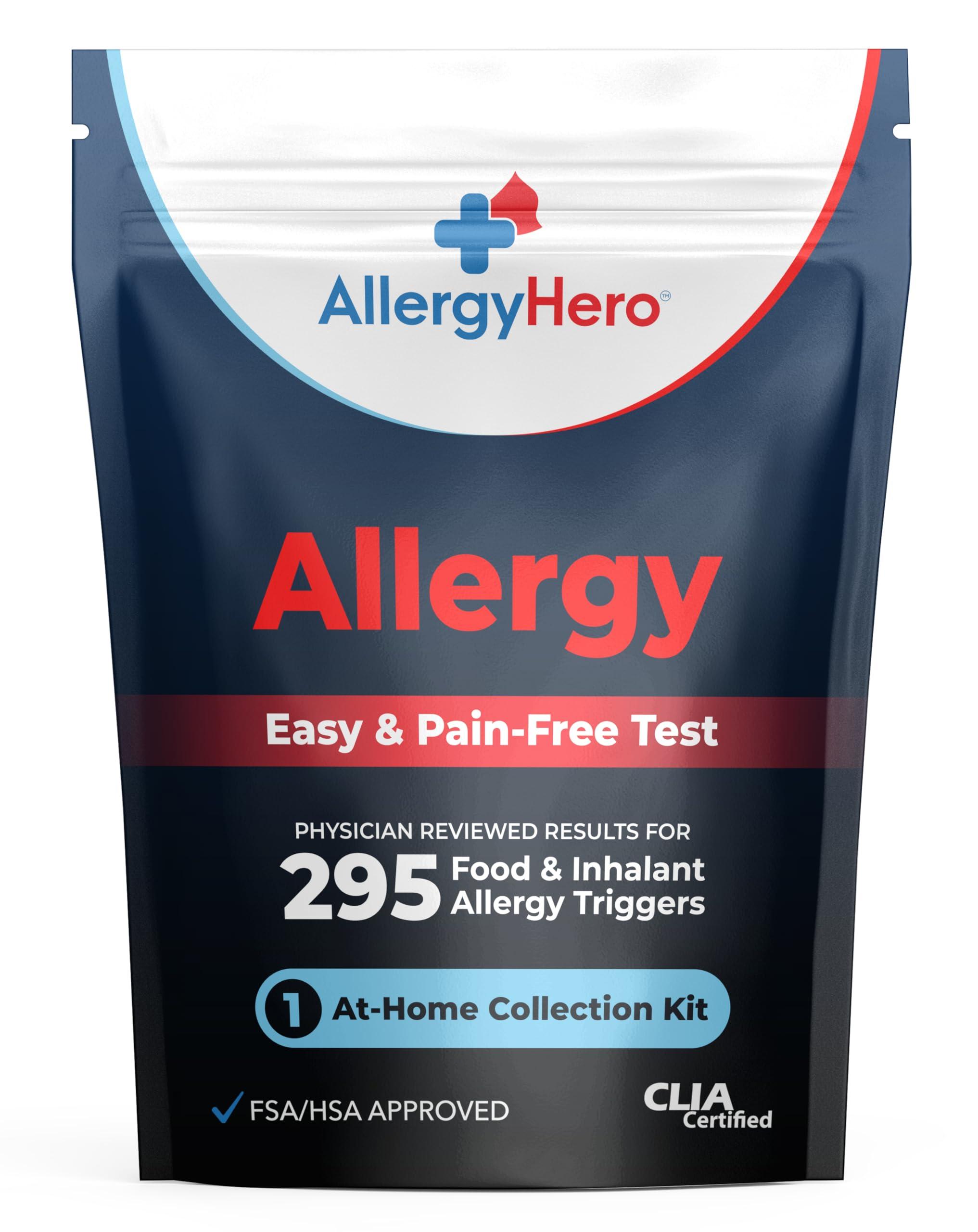 Better Life Science Comprehensive at-Home Food and Environmental Allergy Test Kit with 295 Triggers for Adults and Kids, Easy and Pain-Free Testing for Accurate Results