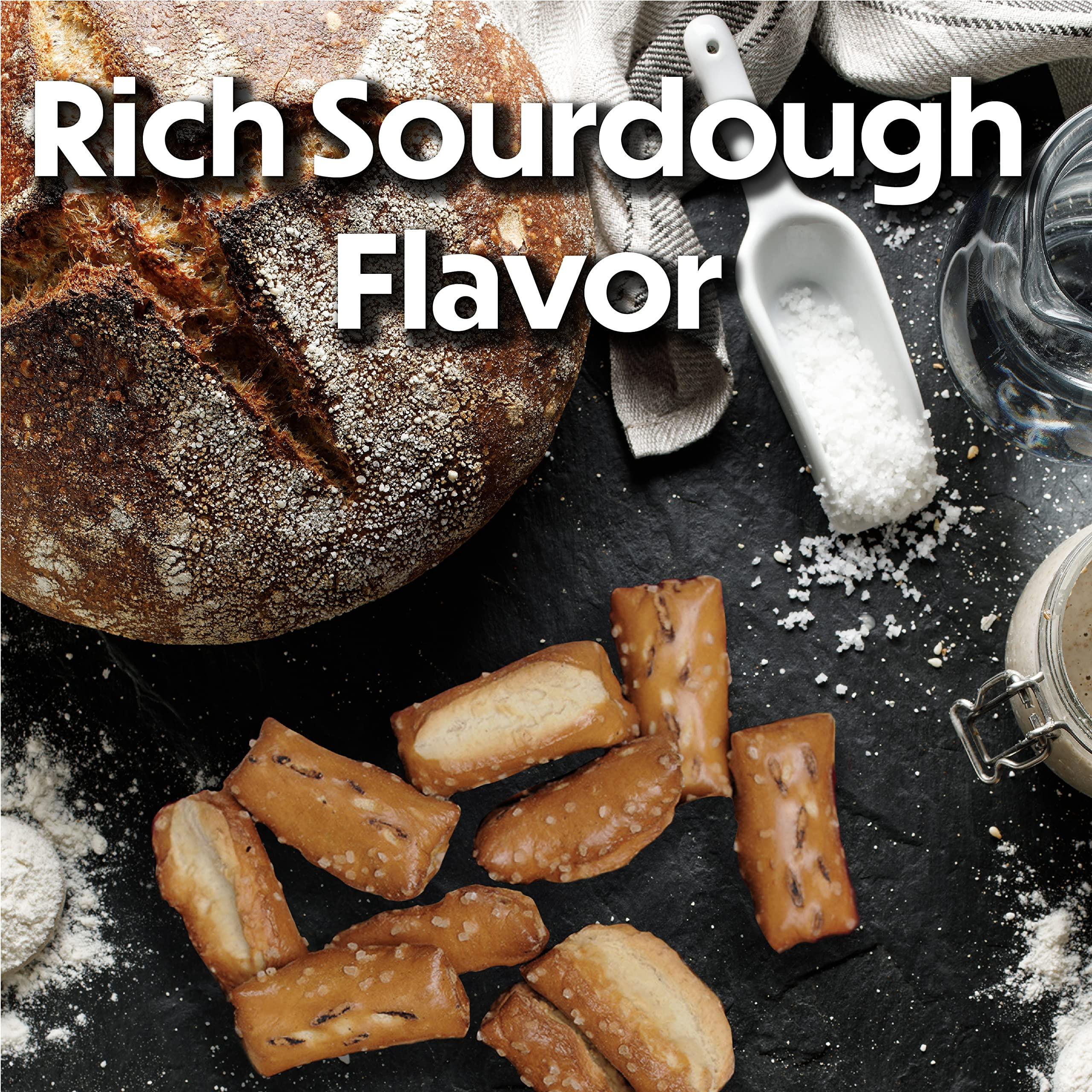 Utz Utz Sourdough Nuggets Pretzels 52 oz. Barrel Bite-Size Pretzels with Classic Sourdough Flavor, Perfectly Salted with Zero Cholesterol per Serving