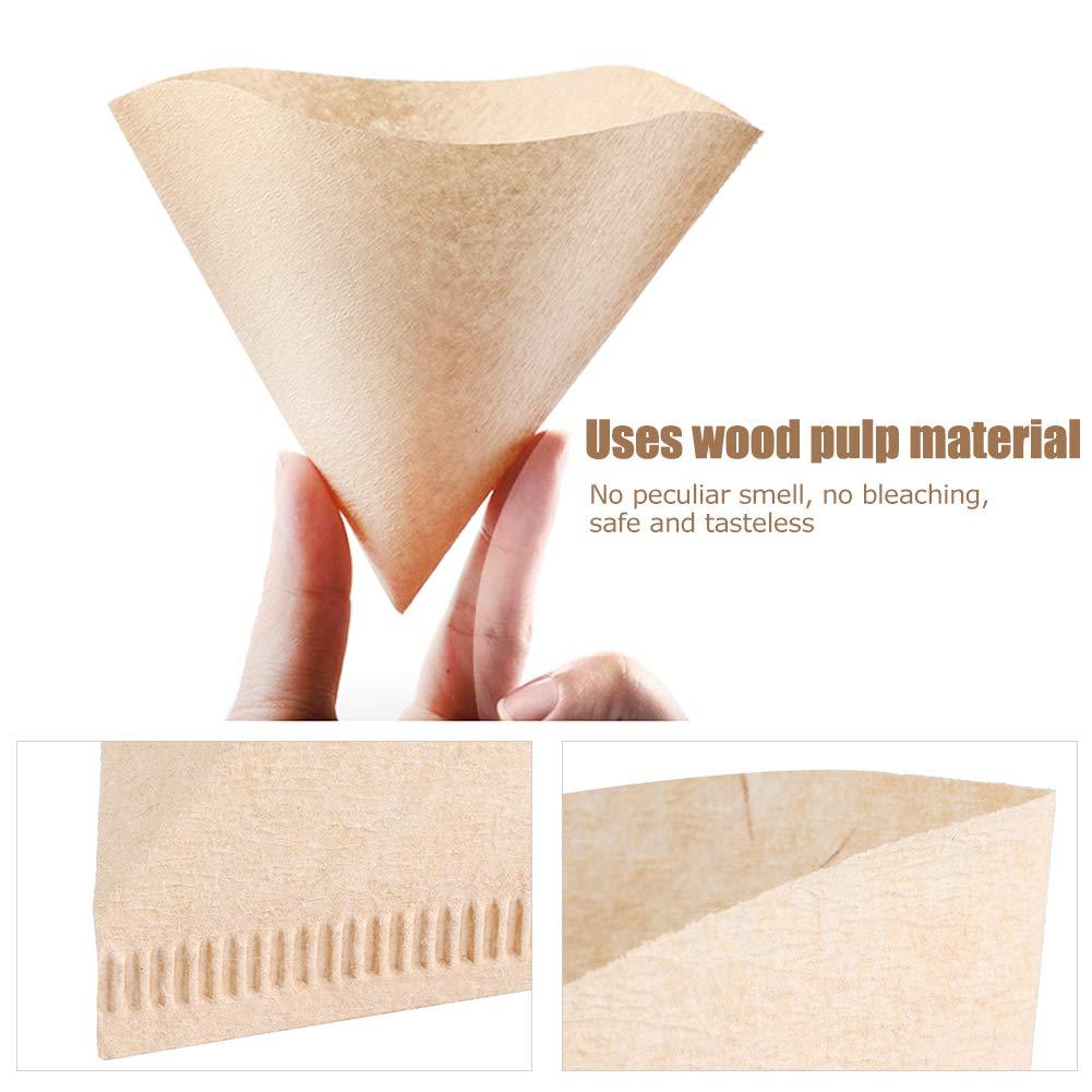 Fdit Fdit 80 Count Cone Coffee Filters Coffee Filters Paper for Pour Over and Drip Coffee Maker(V02)