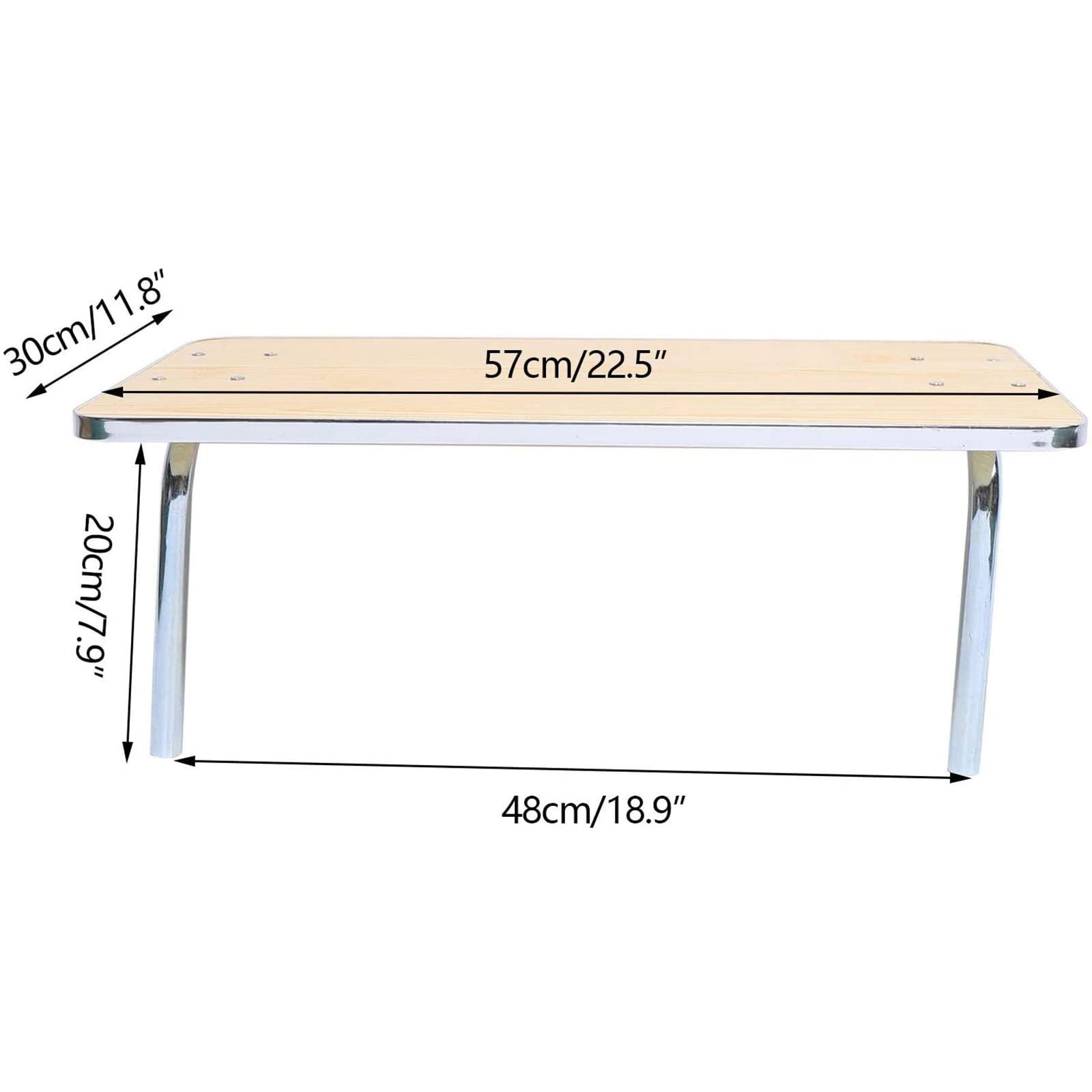 WWTSMYXGS Removable Wood Wheelchair Tray, Upthehill Detachable Wheelchair Table Attachment Eating Writing Wheelchair Accessories Fit Adult Wheelchair Tray