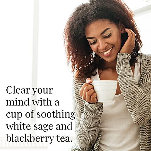 The Republic of Tea The Republic of Tea Blackberry Sage Full-Leaf Loose Black Tea, 1 Pound Bag | Steeps 200 Cups