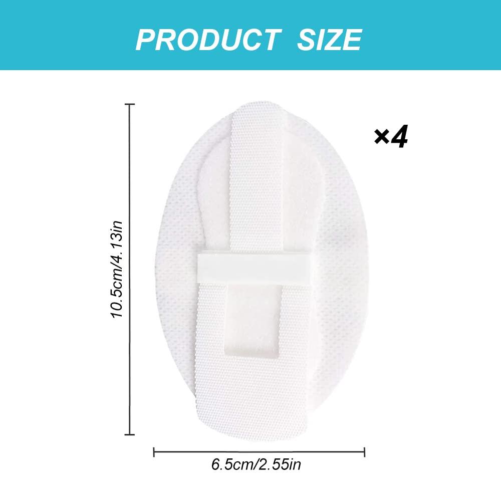 Chihutown 4 Pack Catheter Stabilization Device Tape, Catheter Tube Holder Adhesive, Foley Catheter Fixing Sticker, Catheter Securement Adhesive
