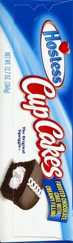 Hostess Hostess Brands Hostess Cup Cake Multi Pack, Choc,8 Count (Pack of 1)-1.59 Oz Cakes, 12.7 Oz, (197038)