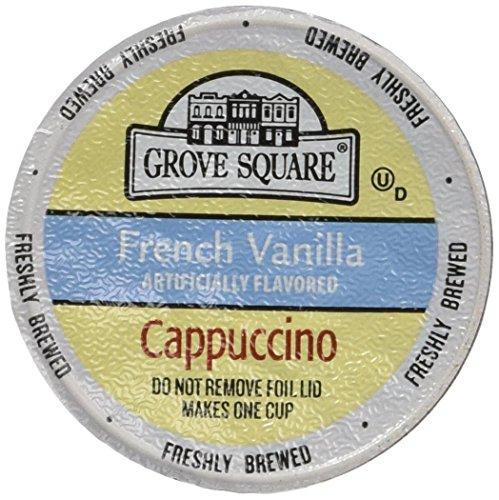 Grove Square Grove Square Cappuccino, French Vanilla, 24 Count Single Serve Cups (Pack of 3)
