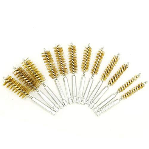 tooloflife Wire Brush Attachment for Drill Set | 38 Piece | 1/4" for Power Drill or Die Grinder