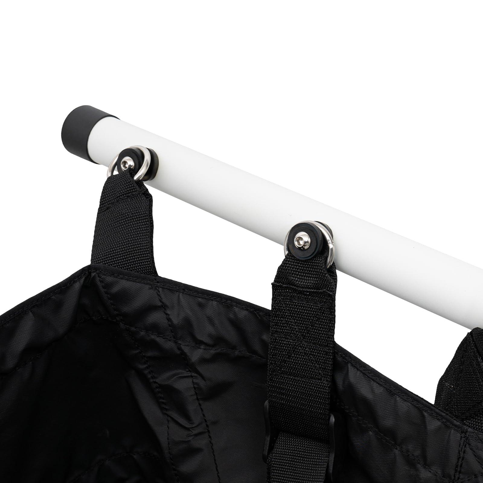 Sallurmose Electric Patient Lift Transfer Chair,Adjustable Portable Patient Lift for Homem,Foldable Patient Lift Aid,Shower Transfer Chair for Seniors/Handicap,Can Be Placed in The Trunk of The Car-Max Load 286.