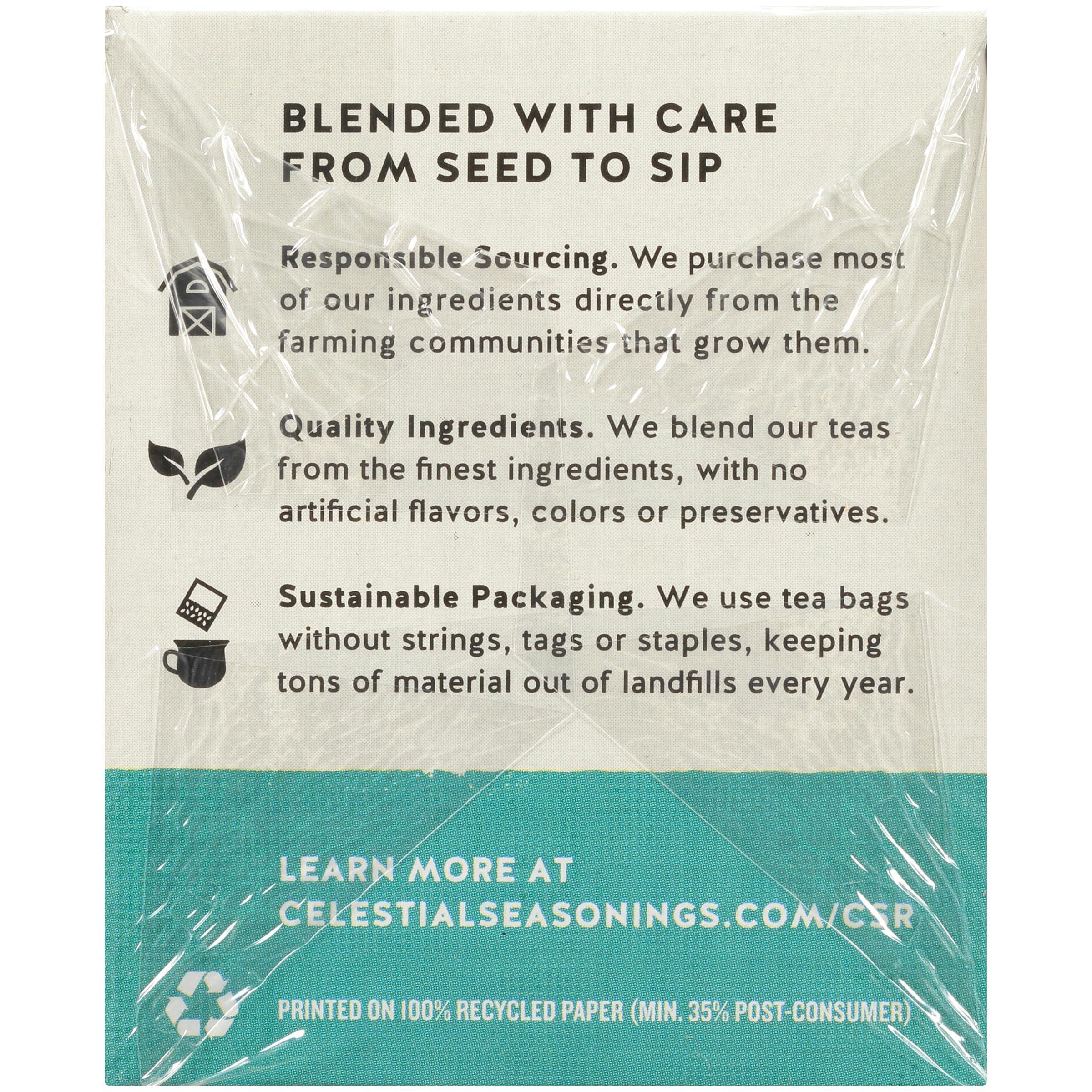 Celestial Seasonings Celestial Seasonings Wellness Tea, Sleepytime Throat Tamer, Caffeine Free Sleep Tea, 20 Tea Bags