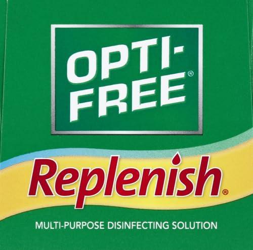 Opti-Free Opti-Free Replenish Multi-Purpose Disinfecting Solution with Lens Case, 10 Fl Oz (Pack of 2)
