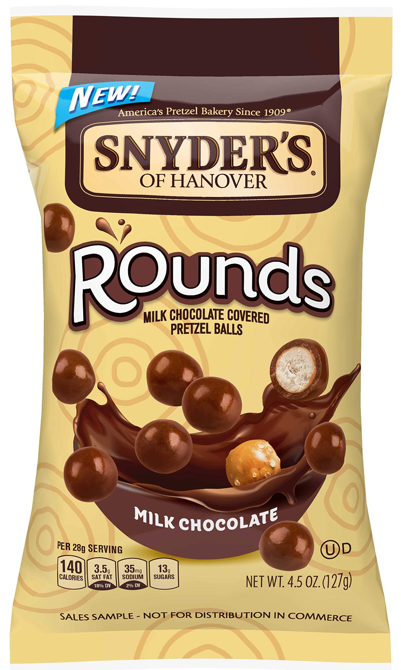 Snyder\'s of Hanover Snyders Of Hanover Rounds Milk Chocolate Pretzel Ball, 3.5 Ounce - 8 per case.