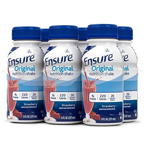 Ensure Ensure Original Strawberry Nutrition Shake | Meal Replacement Shake | 24 Pack