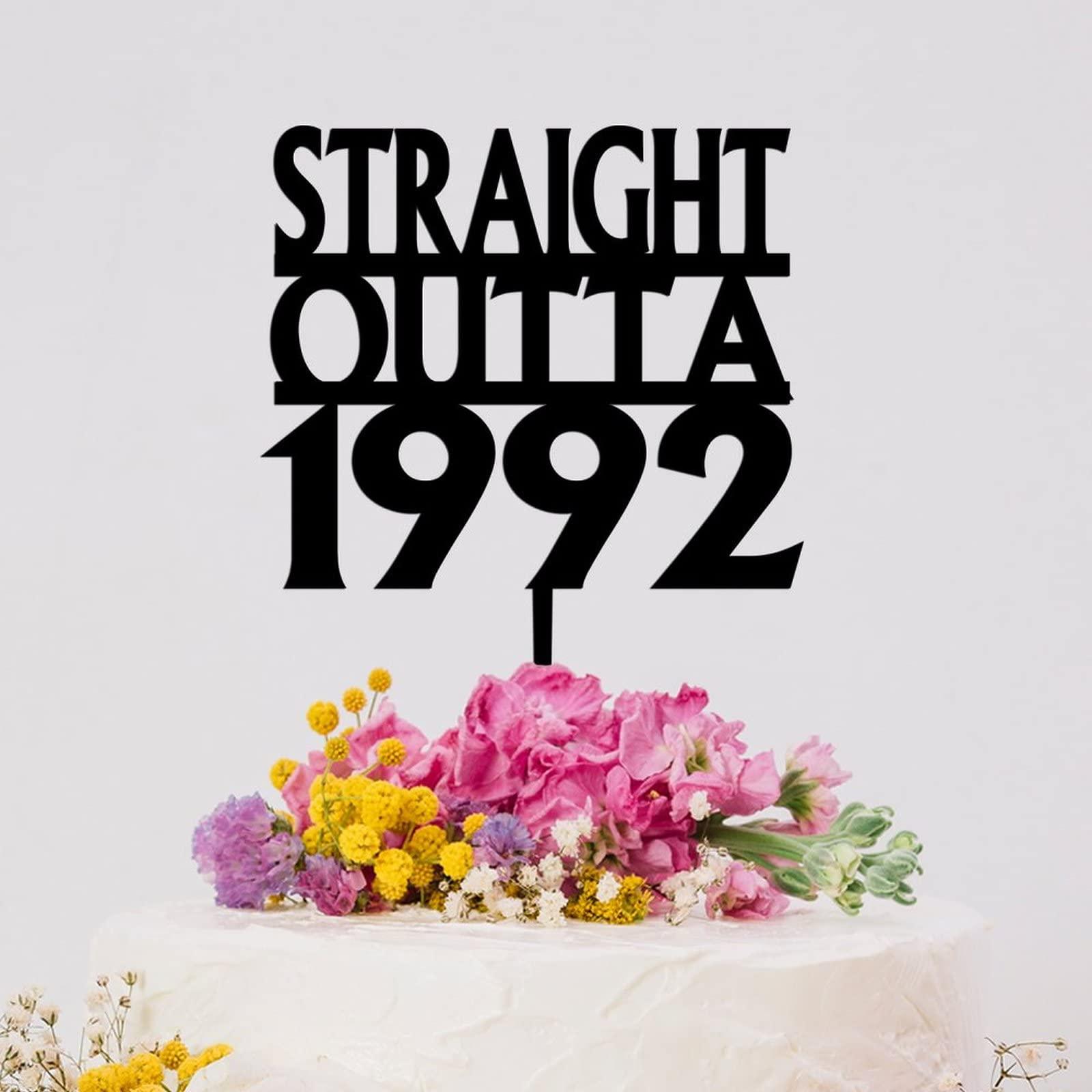 YJHLBHDIAN Sweet 16 Cheer to 16th Birthday Cake Toppers Birthday Custom Last Name Cake Topper Black Acrylic Birthday Cake Toppers Party Decor Supplies Happy Birthday Gift to Boys Girls Friend Cake Toppers