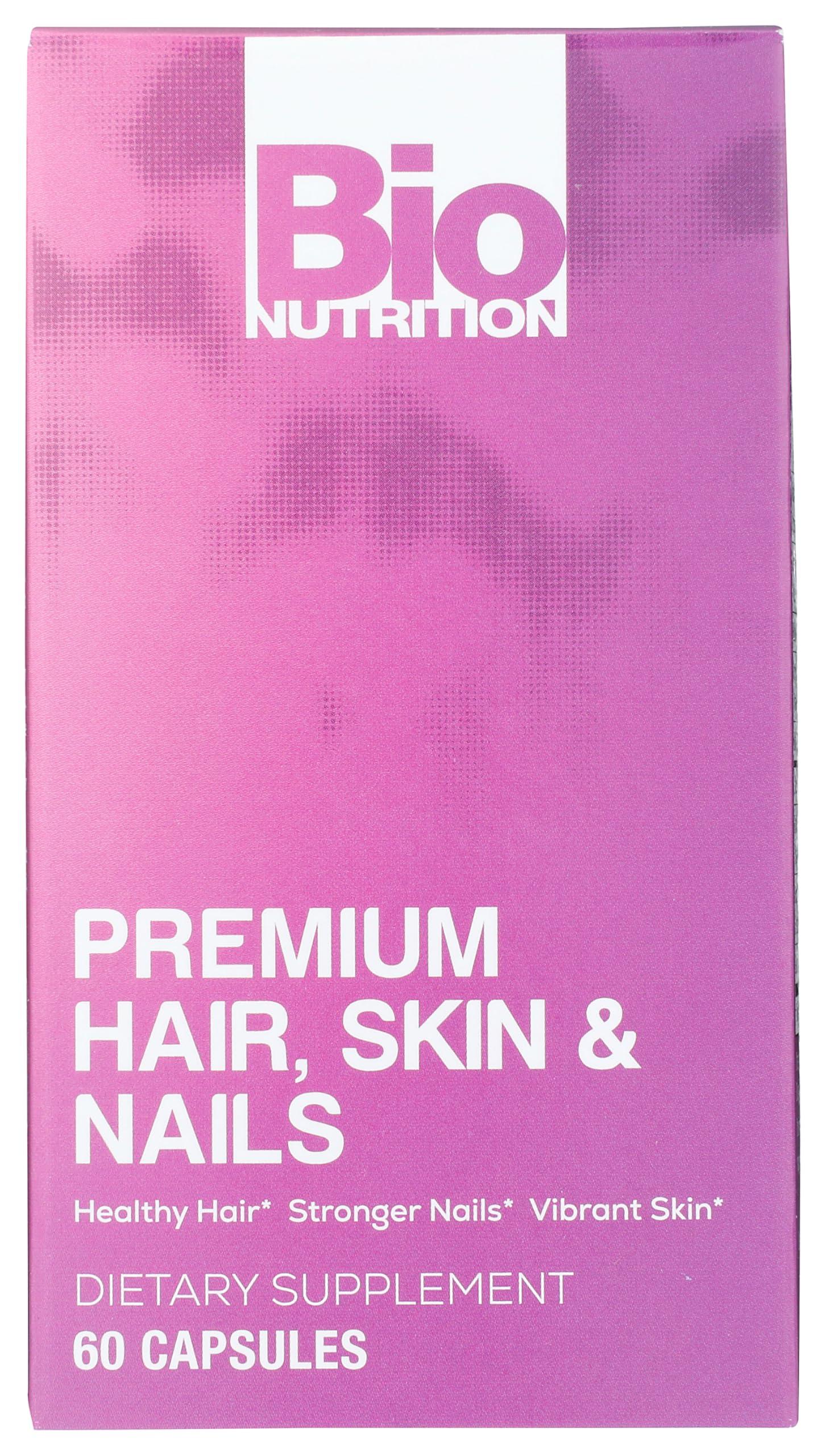 Bio Nutrition Bio Nutrition Premium Hair, Skin & Nails, 60 Capsules