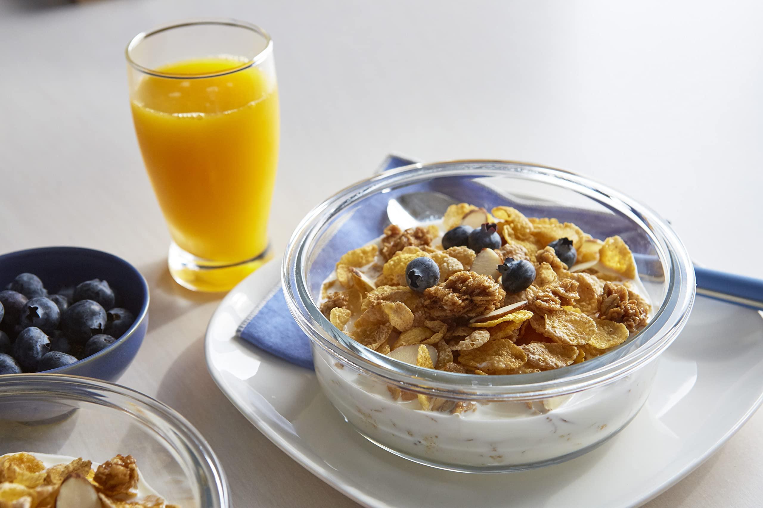 Post Consumer Brands Honey Bunches of Oats with Almonds, Heart Healthy, Low Fat, made with Whole Grain Cereal, 12 Ounce - 12 Boxes