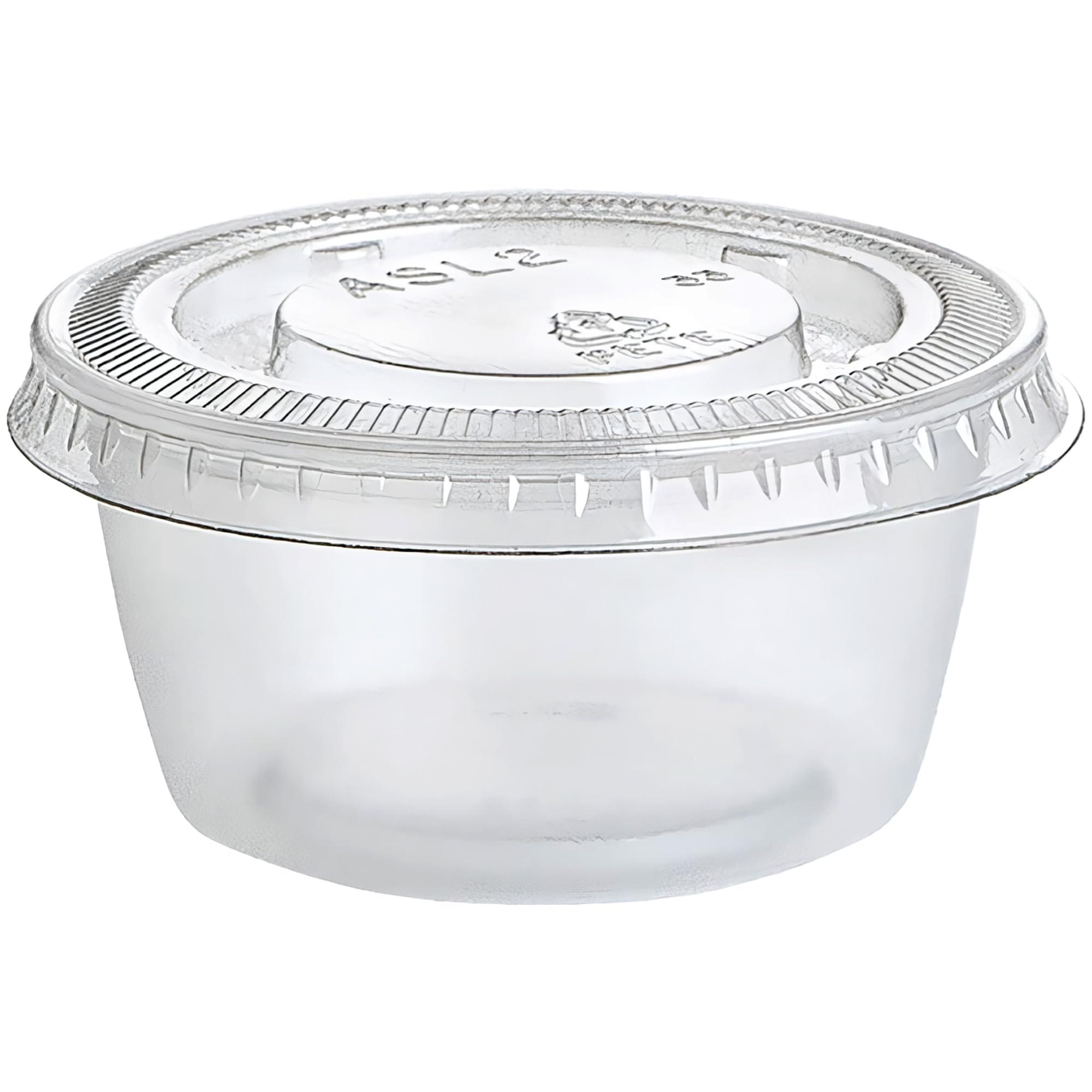 Unique Gelatin Shot Cups with Lids - 2 oz (Pack of 50) - Perfect for Jello Shots, Desserts & Samples - Durable & Leakproof