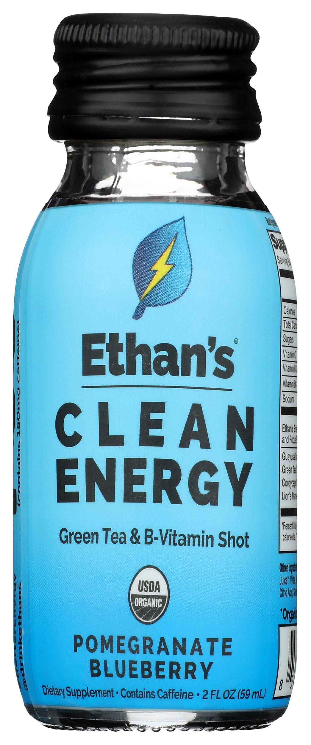 ETHANS ETHANS Organic Pomegranate Blueberry Energy Shot, 2 FZ
