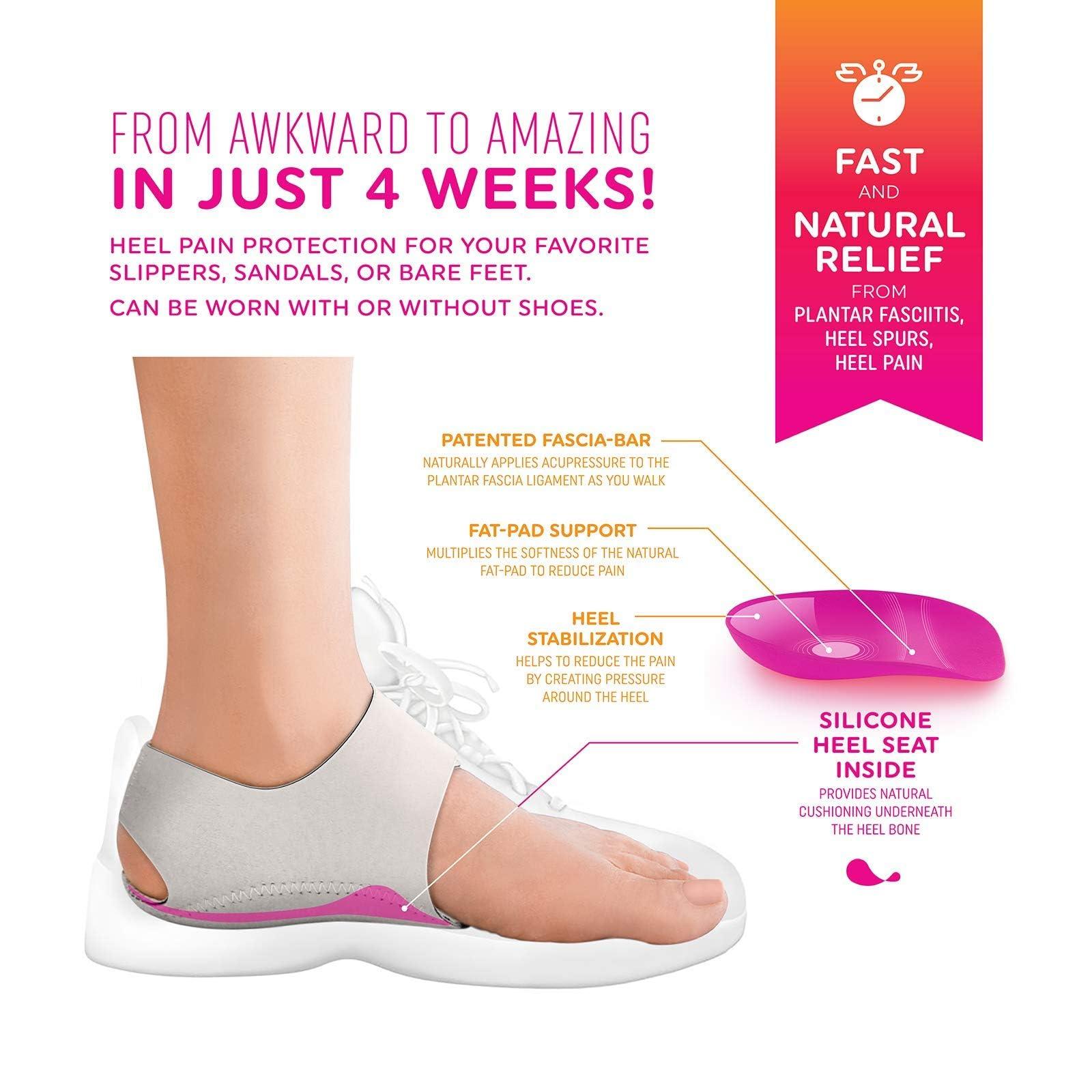 Heel That Pain Heel That Pain Heel Seat Wraps for Plantar Fasciitis and Heel Spurs | Patented, Clinically Proven, 100% Guaranteed (Medium)