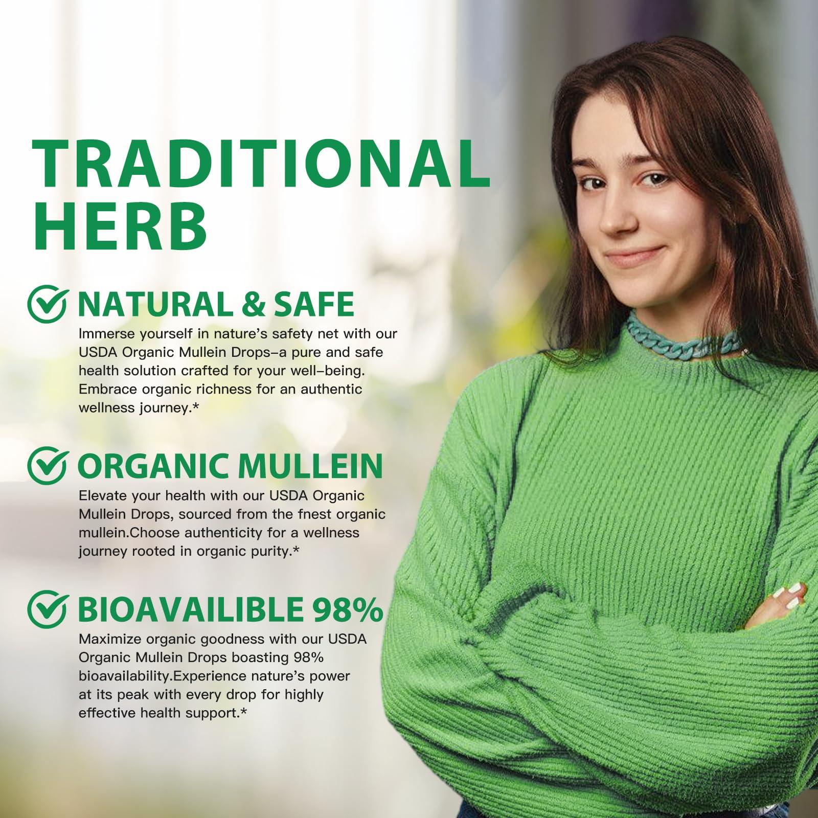 DANEW Pro DANEW Pro Mullein Drops for Lungs - Mullein Leaf Extract - Support Lung Cleanse & Respiratory Function for Healthy Breathing - Natural Supplement, Tincture Drops | Non-GMO, Vegetarian | 4 oz 120ml