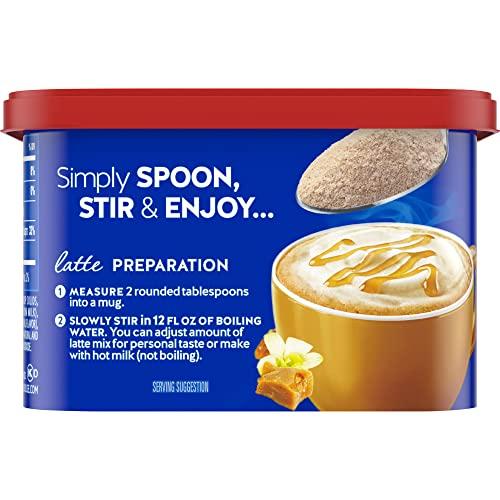 MAXWELL HOUSE Maxwell House International Vanilla Caramel Latte Caf-Style Instant Coffee Beverage Mix (8.7 oz Canister)