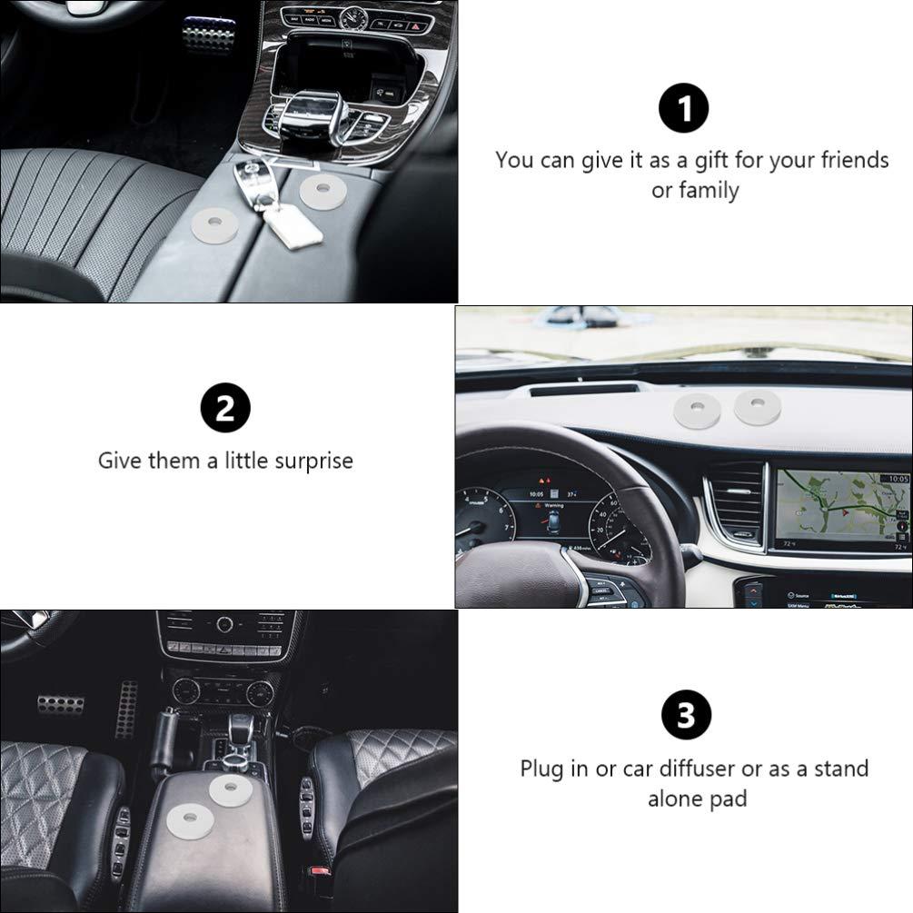 EXCEART 15pcs Aromafier Refill Pads Unscented Refill Pads Car Diffuser Replacement Pads