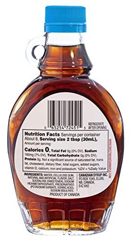 Sweet Mountain Sweet Mountain - Sugar Free Maple Taste Syrup (8.5 FL OZ) | Keto Friendly, 0g Carbs, 0 Calories, Diabetic Friendly