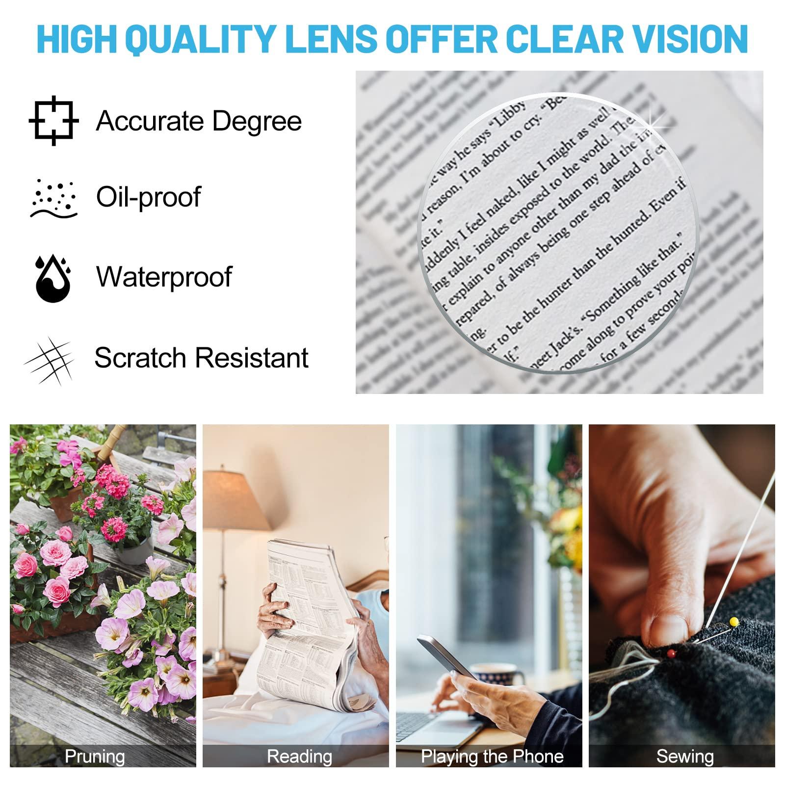 WEMOOTANTS WEMOOTANTS Oversized Black Reading Glasses 1.25 for Women Men Large Square Readers 1.0 1.25+ 1.5 1.75 2.0 2.25 2.5 2.75 3.0 3.5