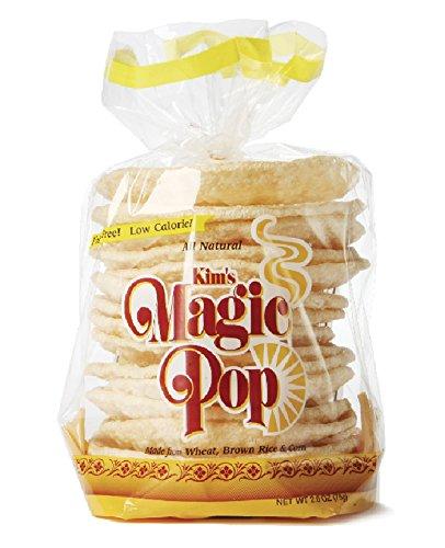 Kim's Magic pop Kim\'s Magic Pop Original Flavor 12-Pack: Freshly Popped Rice Cakes, Healthy Grain Snack, 0 Weight Watchers Point