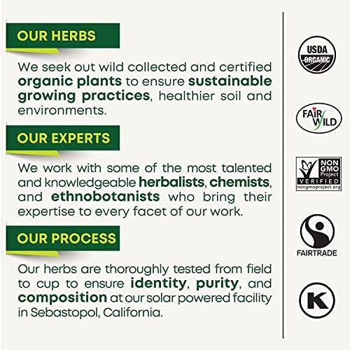 Traditional Medicinals Traditional Medicinals Organic Chamomile & Lavender Herbal Tea, Settles Nervous System, (Pack of 6) - 96 Tea Bags Total